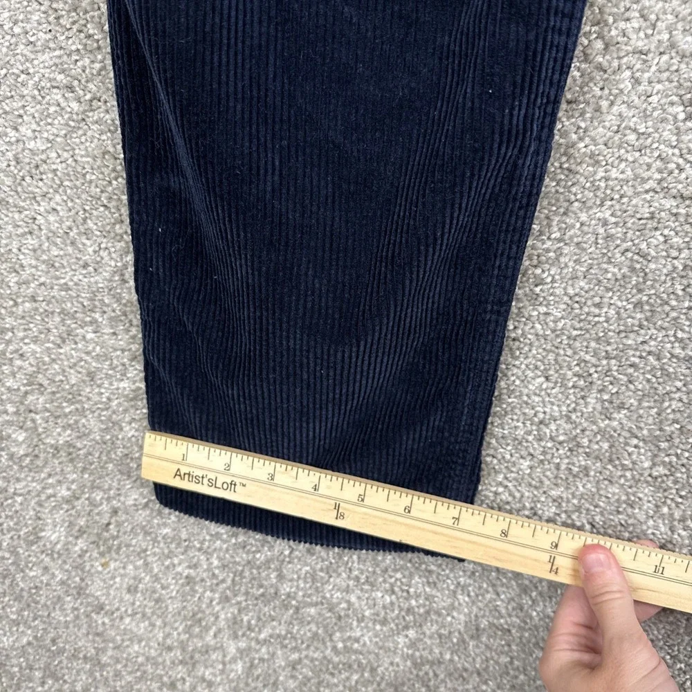 Polo‎ Ralph Lauren Men's Large Dark Blue Corduroy Pants Classic Fit Drawstring